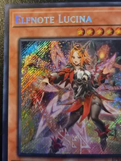 Elfnote Lucina BPRO-EN010 1st Edition Secret Rare Burst Protocol Yu-Gi-Oh! TCG - Image 2