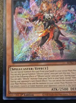 Elfnote Lucina BPRO-EN010 1st Edition Secret Rare Burst Protocol Yu-Gi-Oh! TCG - Image 4