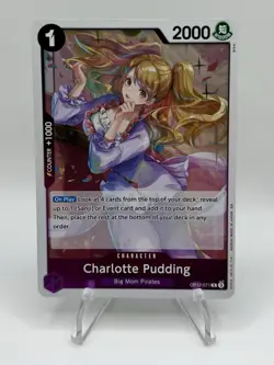 One Piece Charlotte Pudding (OP12-071/156) OP12 Legacy of the Master LP FOIL - Image 1