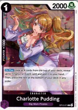 One Piece | Legacy of the Master | Charlotte Pudding | R | OP12-071 | NM - Image 1