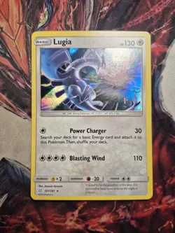 Lugia 131/181 Holo Rare - Sun and Moon Team Up - Pokemon Card Near Mint NM - Image 1