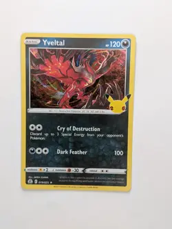 Yveltal 019/025 - Rare Card - Pokemon Celebrations - NM/M - Image 1