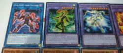 Yu-Gi-Oh Cards Elemental Hero Deck Core Neos Shadow Mist Blazman Avian Fusion + - Image 2