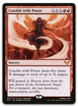 Crackle with Power #95 (NM) Strixhaven STX Magic MTG - Image 1