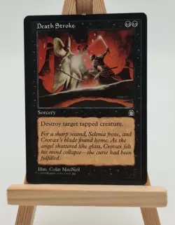 Death Stroke Stronghold Magic Karte MTG englisch (Todlicher Streich) - Image 1