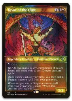 Rivaz of the Claw (Textured Foil) #355 (NM) Dominaria United DMU Magic MTG - Image 1