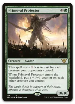 Primeval Protector #124 (NM) Kamigawa Neon Dynasty NEC Magic MTG - Image 1