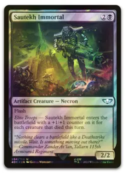 Sautekh Immortal (Surge Foil) #54 (NM) Warhammer 40,000 40K Magic MTG - Image 1