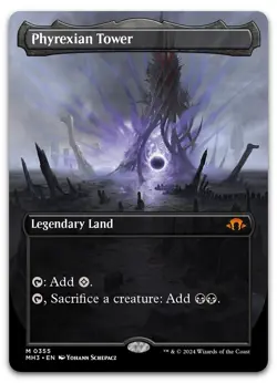 Phyrexian Tower (Borderless) #355 (NM) Modern Horizons 3 MH3 Magic MTG - Image 1