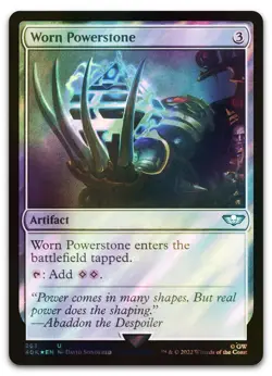 Worn Powerstone (Surge Foil) #263 (NM) Warhammer 40,000 40K Magic MTG - Image 1