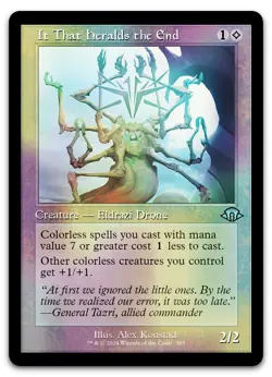 It That Heralds the End (Retro Frame) #385 (Foil) NM Modern Horizons 3 Magic MTG - Image 1