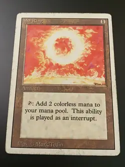 MTG Revised (3rd Edition) Sol Ring MP - Image 1