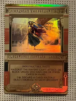 Hazoret the Fervent Masterpiece Series: Amonkhet Invocations Foil - Image 1