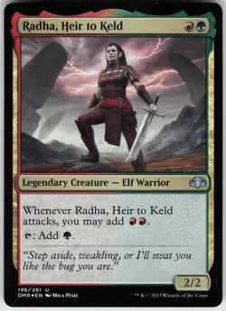Foil Radha, Heir to Keld 196 Dominaria Remastered U NM - Image 1