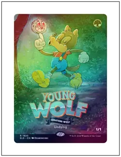 Young Wolf, Foil, Secret Lair Drop, Magic MTG NM - Image 1