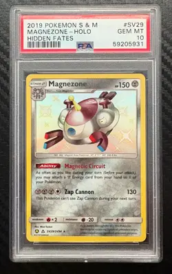 2019 Pokemon Hidden Fates #SV29 Magnezone PSA 10 - Image 1
