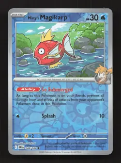 Misty's Magikarp 048/182 Common Destined Rivals Pokemon Reverse Holo Near Mint - Image 1