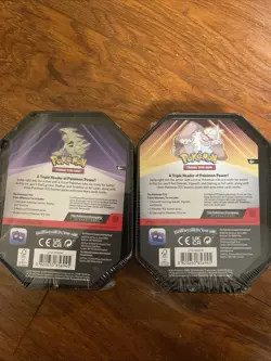 Lot Of 2 New Selaed Pokemon Tins Box Walgreens 03-2026 Version Slakoth Tyranitar - Image 2