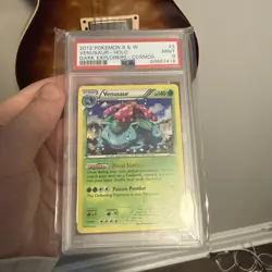 2012 Pokemon Black & White Dark Explorers Venusaur Cosmos Holo 3/108 PSA 9 Mint - Image 2