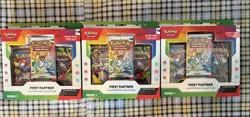 Pokemon First Partner Illustration Series 1 Boxes 5X - Image 1