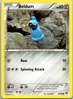Beldum 47/98 - XY - Ancient Origins Pokemon Common LP - Image 1