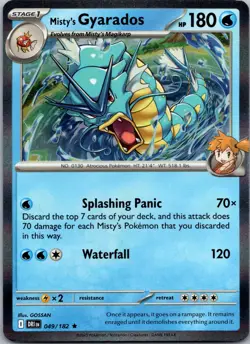 Misty's Gyarados 049/182 - SV10: Destined Rivals Pokemon TCG NM Holofoil - Image 1