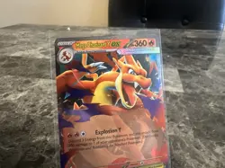 Pokemon Mega Charizard Y EX Full Art Holo ASC 022/217 Rare Stage 2 360 HP - Image 3
