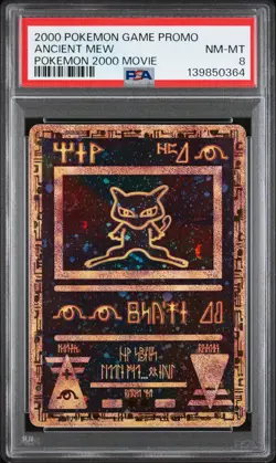 2000 POKEMON GAME MOVIE POKEMON 2000 MOVIE ANCIENT MEW PSA 8 - Image 1