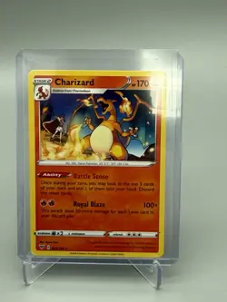 2020 Pokemon Vivid Voltage Non Holo Charizard 25/185 Rare Nice! - Image 1