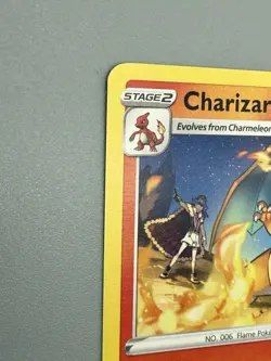 2020 Pokemon Vivid Voltage Non Holo Charizard 25/185 Rare Nice! - Image 3