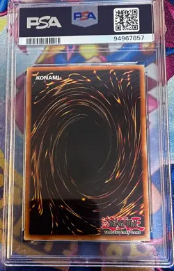 2022 Yu-Gi-Oh! 1st Edition Dark Armed Dragon Ghost Rare PSA 10 - Image 2