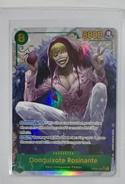 One Piece OP04 Kingdoms of Intrigue SEC Alt Art Donquixote Rosinante OP04-119 - Image 3