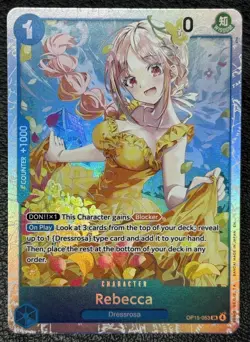 Rebecca OP15-053 SR - English One Piece TCG: Adventure on Kami's Island - NM - Image 1
