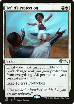 Teferi's Protection - Foil Secret Lair LP MTG - Image 1