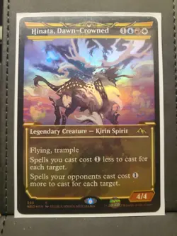MTG Card : Hinata, Dawn-Crowned (Kamigawa: Neon Dynasty ) SHOWCASE - Image 1