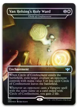 Van Helsing's Holy Ward - Circle of Confinement #329 (Foil) NM Crimson Vow - Image 1