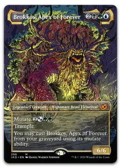 Brokkos, Apex of Forever (Showcase) #299 (NM) Ikoria IKO Magic MTG - Image 1