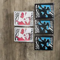 5x Pokemon Etb Sealed Sleeves 3x Black Bolt & 2x White Flare 325 Sleeves Total! - Image 1