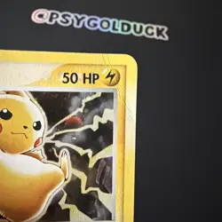 Pikachu 012 Black Star Promo 2003 EX Series Holo Pokemon Card creased E9 - Image 4