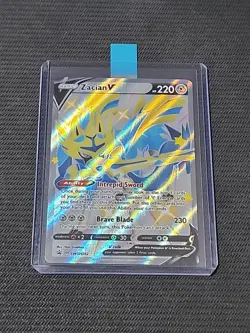 Pokemon Sword & Shield "Zacian V" SWSH292 / Black Star Promo / Near Mint - Image 3
