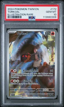 2024 Pokemon Twilight Masquerade Illustration Rare #172 PSA 10 - Image 1