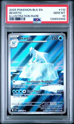 2025 Pokemon Black Bolt Beatric PSA 10 #110 - Image 1