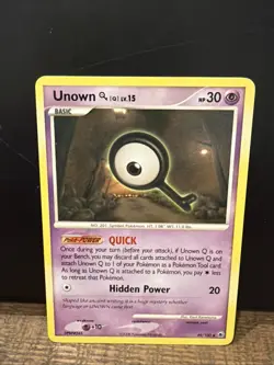 Unown Q - 49 - Near Mint - Diamond & Pearl: Majestic Dawn - Pokemon - Image 1