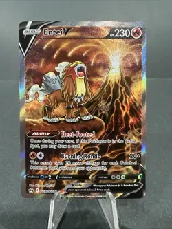 Entei v Alt Art Crown Zenith: Galarian Gallery Pokemon GG36/GG70 Near Mint - Image 1