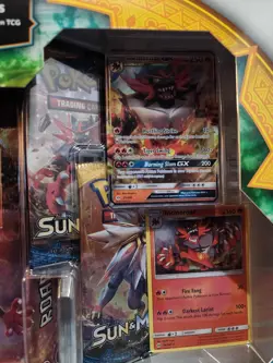 Pokemon TCG Sun & Moon GX Challenge Box Incineroar Card Holo (Factory Sealed) - Image 5