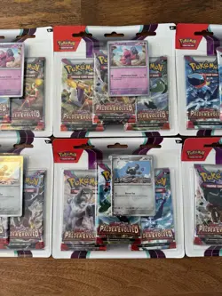 X6 Pokemon TCG Scarlet & Violet Paldea Evolved Triple Blister Pack ✅ Brand New! - Image 4
