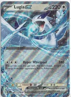 2025 Pokemon SV Prismatic Evolutions Lugia ex Rare Card No. 082/131 - Image 1