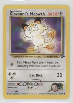 Giovanni's Meowth Pokemon Gym Challenge #74 2000 - Image 1