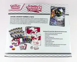 Pokemon TCG White Flare ETB Elite Trainer Box New/Sealed 9 PACKS - Image 2