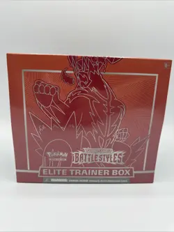 Pokemon Sword & Shield - Battle Styles Elite Trainer Box (Red) ETB New, sealed - Image 1